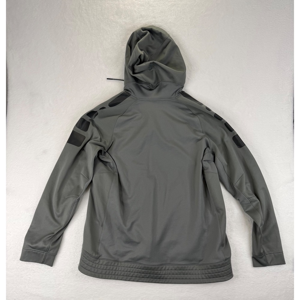 Nike Elite Therma-Fit Utah State Strength Full Zip Hoodie Mens XL Grey NCAA - Picture 11 of 11